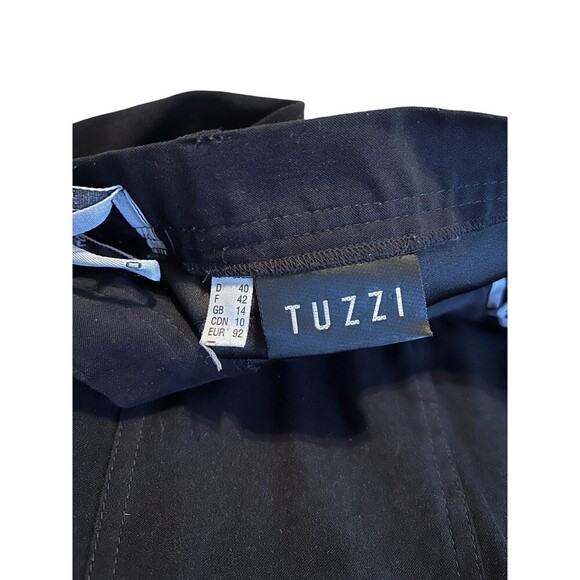 Vintage Tuzzi Mermaid Black Maxi Skirt Sz 10 Steampunk Whimsigoth Grunge Witchy - Picture 3 of 4